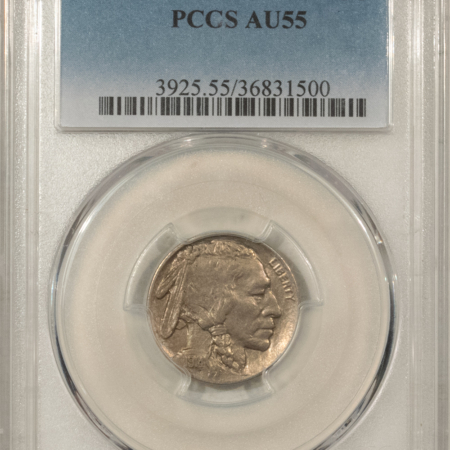 Buffalo Nickels 1914-D BUFFALO NICKEL – PCGS AU-55, NICE & NEARLY UNC!
