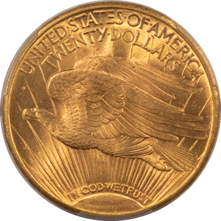 $20 1914-S $20 ST GAUDENS GOLD DOUBLE EAGLE – PCGS MS-64 LUSTROUS SAN FRANCISCO DATE