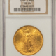 $20 1911-D $20 ST GAUDENS GOLD DOUBLE EAGLE – PCGS MS-64, GREAT LUSTER!