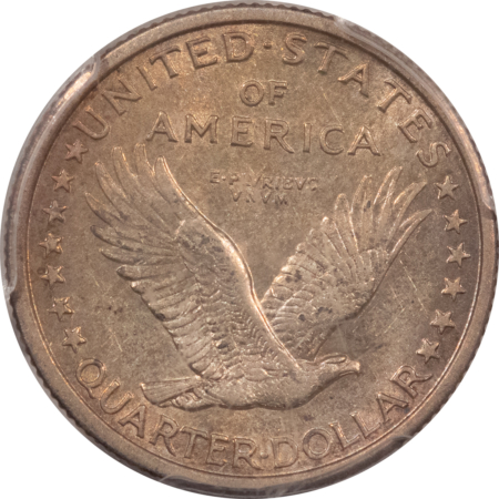 CAC Approved Coins 1916 STANDING LIBERTY QUARTER – PCGS XF-45, LOOKS 53! SIMPLY LOVELY, PQ, CAC!
