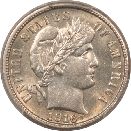 Barber Dimes 1916-S BARBER DIME – PCGS AU-58 WHITE & LOOKS UNCIRCULATED