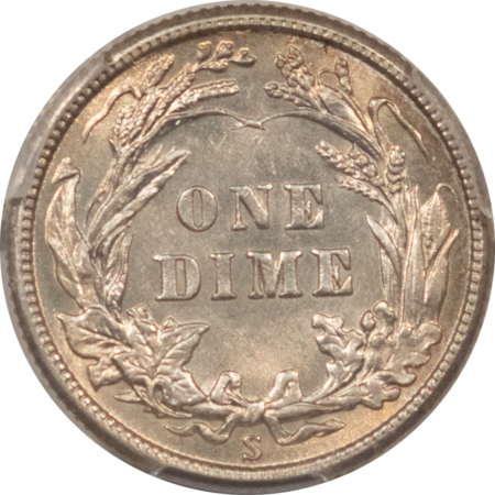 Barber Dimes 1916-S BARBER DIME – PCGS AU-58 WHITE & LOOKS UNCIRCULATED