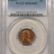 Lincoln Cents (Wheat) 1917-D LINCOLN CENT – PCGS MS-64 RD, TOUGH IN RED!