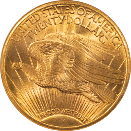 $20 1916-S $20 ST GAUDENS GOLD DOUBLE EAGLE, NGC MS-64 CAC, FATTIE HOLDER, PQ & GEM!