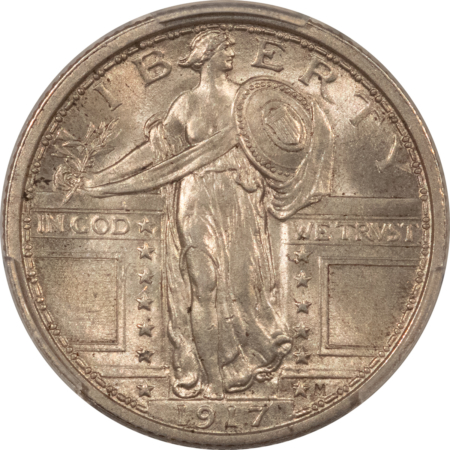 New Certified Coins 1917 STANDING LIBERTY QUARTER, TYPE I – PCGS MS-63 FH, FRESH, VERY CHOICE & PQ!