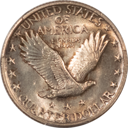 New Certified Coins 1917 STANDING LIBERTY QUARTER, TYPE II – PCGS MS-64, FRESH LUSTROUS!