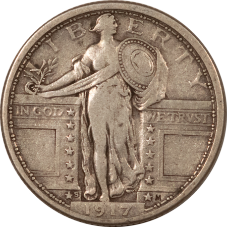 New Store Items 1917-S STANDING LIBERTY QUARTER, TYPE 1 – HIGH GRADE CIRCULATED EXAMPLE!