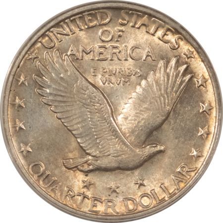 New Certified Coins 1918 STANDING LIBERTY QUARTER – ANACS AU-58, ORIGINAL, LOOKS UNC!