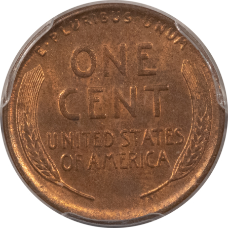 Lincoln Cents (Wheat) 1918-S LINCOLN CENT – PCGS MS-63 RD, SCARCE IN RED! UNDER RATED!