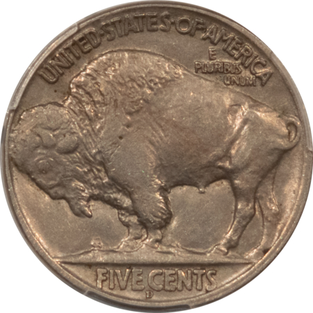 Buffalo Nickels 1919-D BUFFALO NICKEL – PCGS AU-53, ORIGINAL, WELL STRUCK WITH LUSTER!