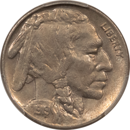Buffalo Nickels 1919-S BUFFALO NICKEL – PCGS AU-55, LUSTROUS, WELL STRUCK!