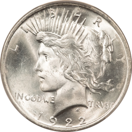 New Certified Coins 1922 $1 PEACE DOLLAR – PCGS MS-63 WHITE