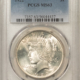 Dollars 1922 $1 PEACE DOLLAR – PCGS MS-64, NICE WHITE