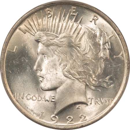 Dollars 1922 $1 PEACE DOLLAR – PCGS MS-63
