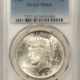 Dollars 1922 $1 PEACE DOLLAR – PCGS MS-63, WHITE
