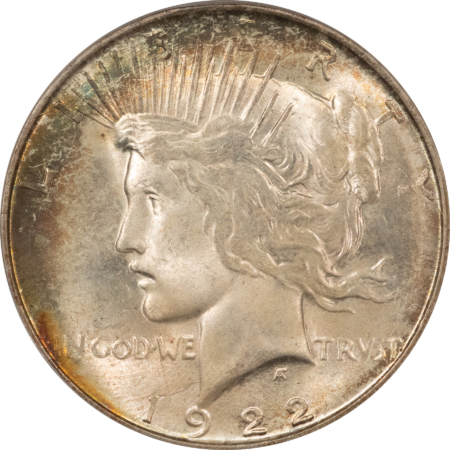 New Certified Coins 1922-D $1 PEACE DOLLAR – PCGS MS-65+, PRETTY GEM!