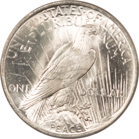 Dollars 1923 $1 PEACE DOLLAR – PCGS MS-64 BLAST WHITE!