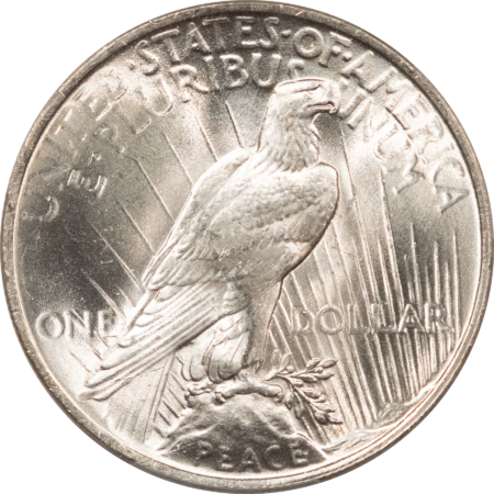 New Certified Coins 1923 $1 PEACE DOLLAR – PCGS MS-64, BLAZING WHITE