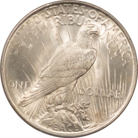 New Certified Coins 1923 $1 PEACE DOLLAR – PCGS MS-64+ WHITE & VIRTUALLY GEM!