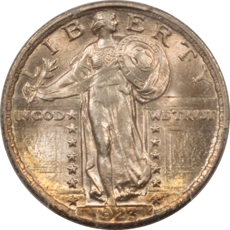 New Certified Coins 1923 STANDING LIBERTY QUARTER – PCGS MS-63 WAS 64, TAG ATTACHED. PREMIUM QUALTY!