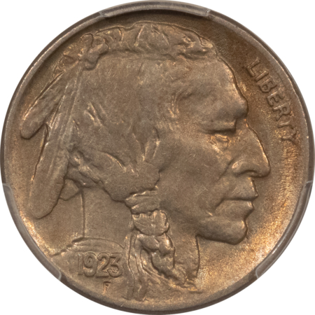 Buffalo Nickels 1923-S BUFFALO NICKEL – PCGS AU-58, ORIGINAL & TOUGH DATE!