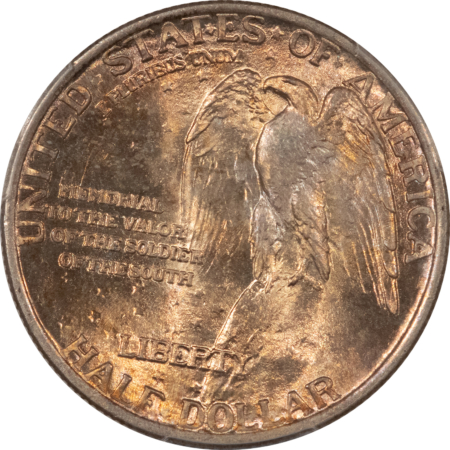 Early Commems 1925 STONE MOUNTAIN COMMEMORATIVE HALF DOLLAR PCGS MS-65, REALLY PRETTY, PQ GEM!