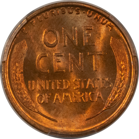 Lincoln Cents (Wheat) 1927 LINCOLN CENT – PCGS MS-65 RD, PRETTY GEM!
