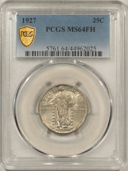 New Certified Coins 1927 STANDING LIBERTY QUARTER – PCGS MS-64 FH, FRESH & PREMIUM QUALITY!