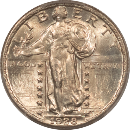 New Certified Coins 1928 STANDING LIBERTY QUARTER – PCGS MS-64