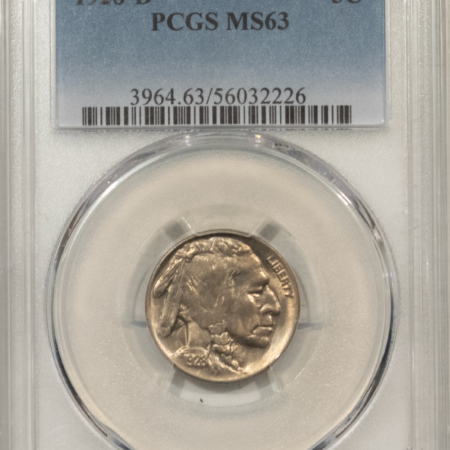 Buffalo Nickels 1928-D BUFFALO NICKEL – PCGS MS-63, LUSTROUS!