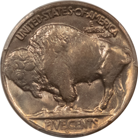 Buffalo Nickels 1928-D BUFFALO NICKEL – PCGS MS-63, LUSTROUS!