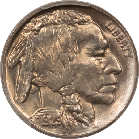 Buffalo Nickels 1929 BUFFALO NICKEL – PCGS MS-65, FRESH GEM!