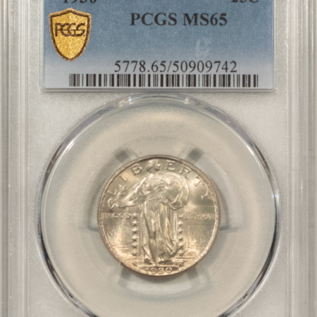 New Certified Coins 1930 STANDING LIBERTY QUARTER – PCGS MS-65, FRESH & LUSTROUS GEM!