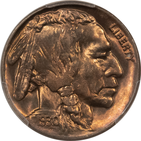 Buffalo Nickels 1930 BUFFALO NICKEL – PCGS MS-65, LUSTROUS GEM!