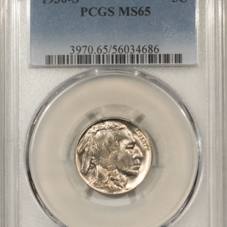 Buffalo Nickels 1930-S BUFFALO NICKEL – PCGS MS-65, BLAZING WHITE GEM, PREMIUM QUALITY!