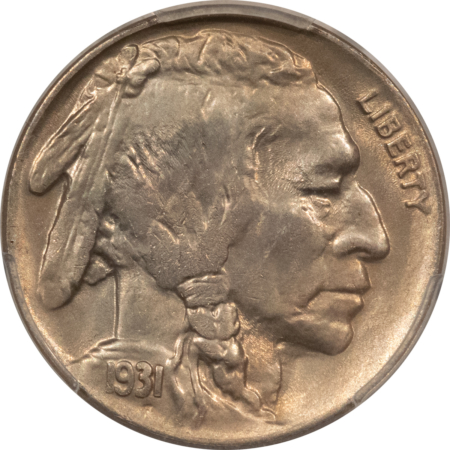 Buffalo Nickels 1931-S BUFFALO NICKEL – PCGS MS-65, LUSTROUS, TOUGH DATE!
