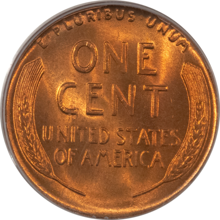 Lincoln Cents (Wheat) 1933 LINCOLN CENT – PCGS MS-66 RD, OLD GREEN HOLDER, ORIGINAL RED GEM!