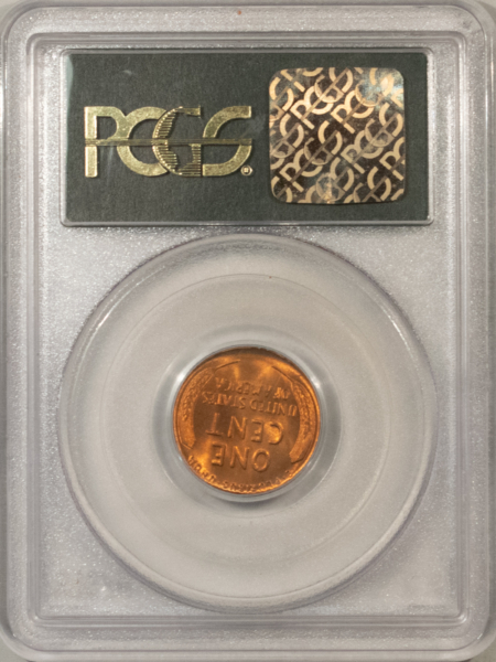 Lincoln Cents (Wheat) 1933 LINCOLN CENT – PCGS MS-66 RD, OLD GREEN HOLDER, ORIGINAL RED GEM!