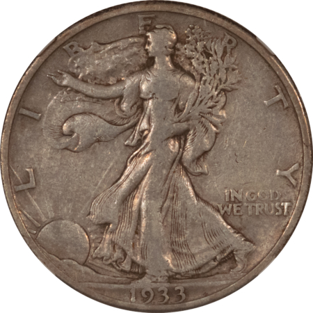 New Certified Coins 1933-S WALKING LIBERTY HALF DOLLAR – NGC VF-30, NICE & ORIGINAL!