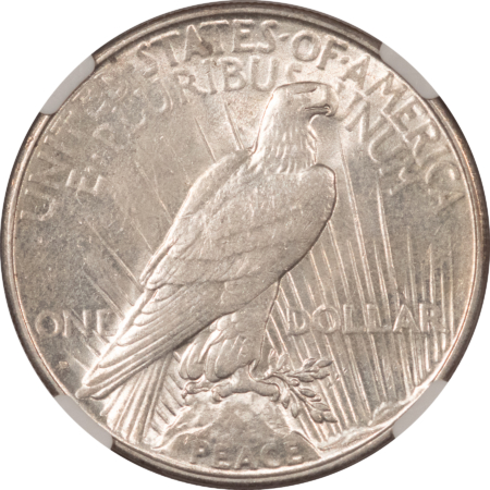 Dollars 1934-D $1 PEACE DOLLAR – NGC AU-55, NICE PLEASING!