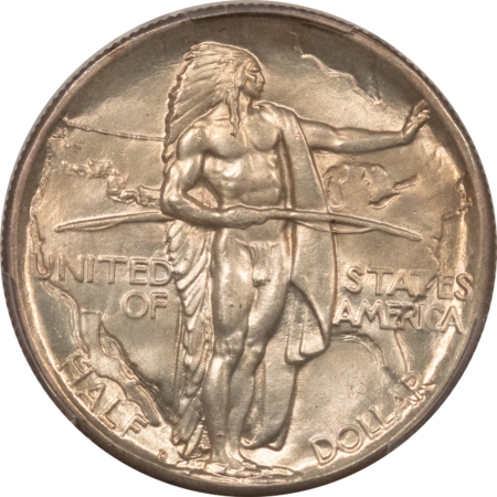 Early Commems 1934-D OREGON COMMEMORATIVE HALF DOLLAR – PCGS MS-66, ORIGNAL, LOW MINTAGE