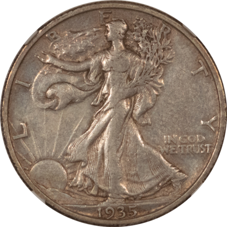 New Certified Coins 1935-S WALKING LIBERTY HALF DOLLAR – NGC XF-40, NICE AND ORIGINAL!