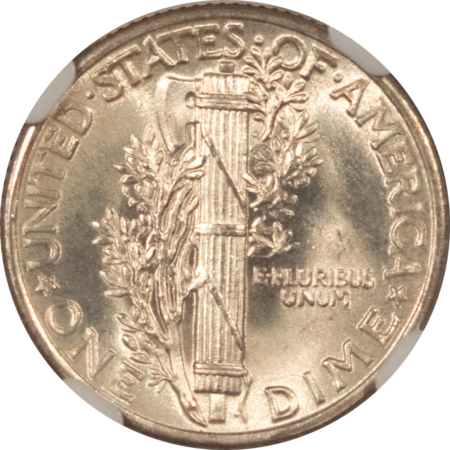 Mercury Dimes 1936 MERCURY DIME – NGC MS-66, LOOKS FB!
