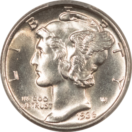 Mercury Dimes 1936 MERCURY DIME – PCGS MS-64 FB
