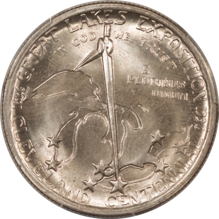 Early Commems 1936 CLEVELAND COMMEMORATIVE HALF DOLLAR – PCGS MS-65, LUSTROUS GEM!