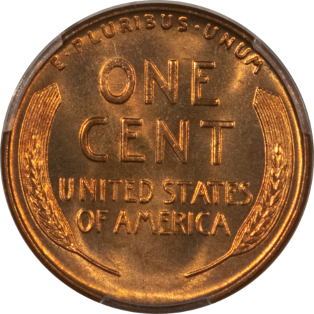 Lincoln Cents (Wheat) 1938-S LINCOLN CENT – PCGS MS-65 RD, BLAZING!