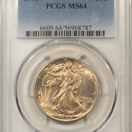 Half Dollars 1940 WALKING LIBERTY HALF DOLLAR – PCGS MS-64