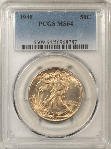 Half Dollars 1940 WALKING LIBERTY HALF DOLLAR – PCGS MS-64