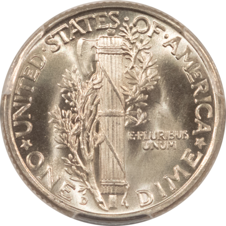 Mercury Dimes 1940-D MERCURY DIME – PCGS MS-66 FB, BLAST WHITE!
