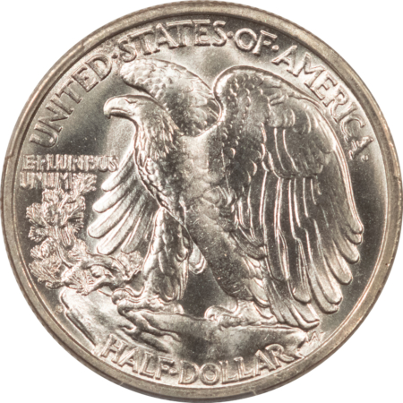 Half Dollars 1941-S WALKING LIBERTY HALF DOLLAR – PCGS MS-64 PREMIUM QUALITY WHITE HEADLIGHT!